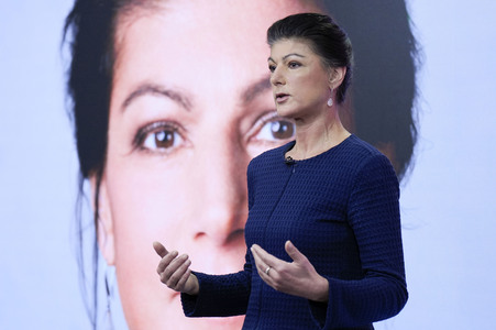 Vorstellung der Kampagne des BSW zur Bundestagswahl in Berlin