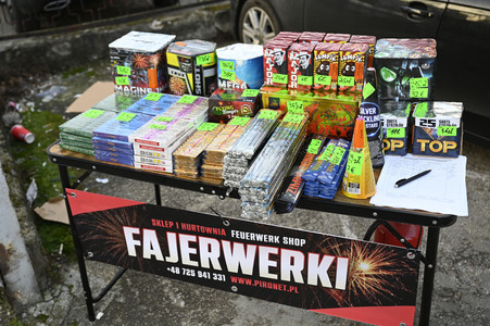 Symbolfoto Feuerwerk aus Polen