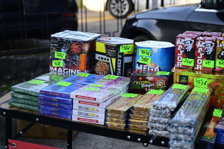 Symbolfoto Feuerwerk aus Polen