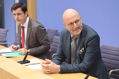 Bundespressekonferenz Rückblick 2024 und Ausblick 2025 des Deutschen Städte- und Gemeindebundes in Berlin