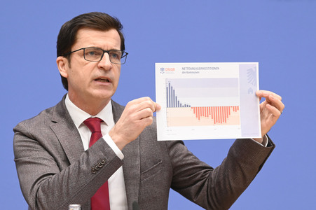 Bundespressekonferenz Rückblick 2024 und Ausblick 2025 des Deutschen Städte- und Gemeindebundes in Berlin