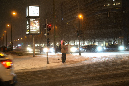 Schnee und Eisglätte in Berlin