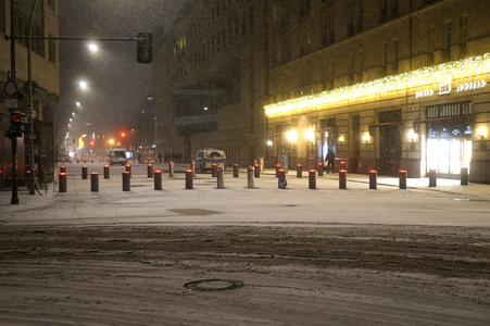 Schnee und Eisglätte in Berlin