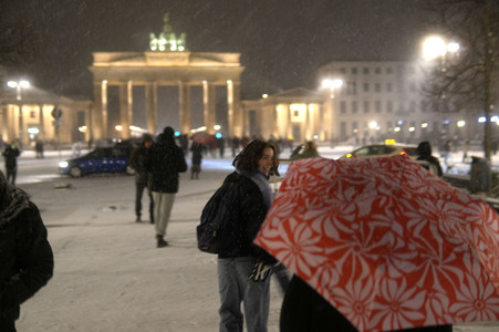 Schnee und Eisglätte in Berlin