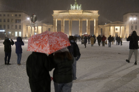 Schnee und Eisglätte in Berlin