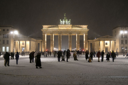 Schnee und Eisglätte in Berlin