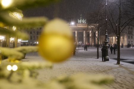 Schnee und Eisglätte in Berlin