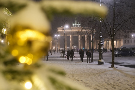 Schnee und Eisglätte in Berlin