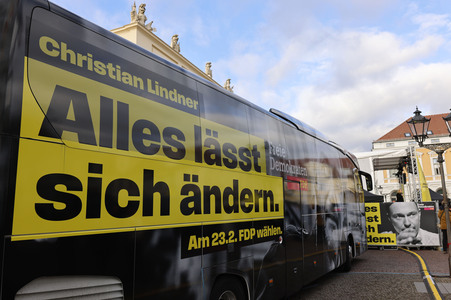 Wahlkampfauftakt der FDP zur Bundestagswahl 2025 in Potsdam