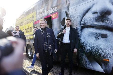 Wahlkampfauftakt der FDP zur Bundestagswahl 2025 in Potsdam