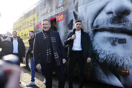 Wahlkampfauftakt der FDP zur Bundestagswahl 2025 in Potsdam