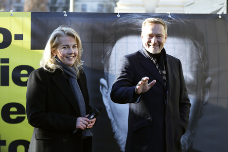 Wahlkampfauftakt der FDP zur Bundestagswahl 2025 in Potsdam