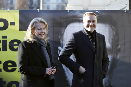 Wahlkampfauftakt der FDP zur Bundestagswahl 2025 in Potsdam