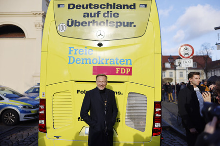 Wahlkampfauftakt der FDP zur Bundestagswahl 2025 in Potsdam
