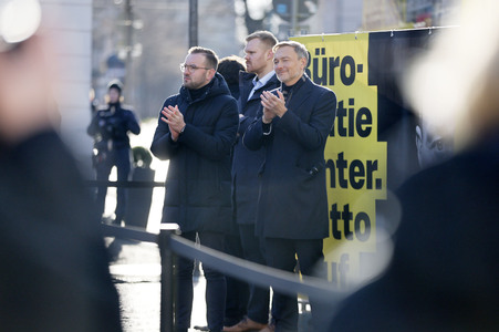 Wahlkampfauftakt der FDP zur Bundestagswahl 2025 in Potsdam