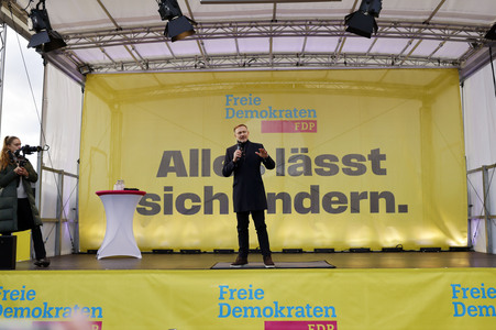 Wahlkampfauftakt der FDP zur Bundestagswahl 2025 in Potsdam