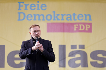 Wahlkampfauftakt der FDP zur Bundestagswahl 2025 in Potsdam