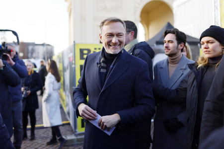 Wahlkampfauftakt der FDP zur Bundestagswahl 2025 in Potsdam