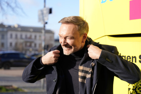 Wahlkampfauftakt der FDP zur Bundestagswahl 2025 in Potsdam