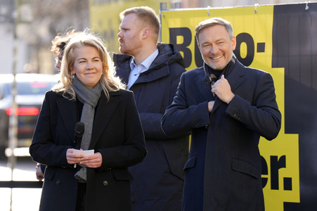 Wahlkampfauftakt der FDP zur Bundestagswahl 2025 in Potsdam