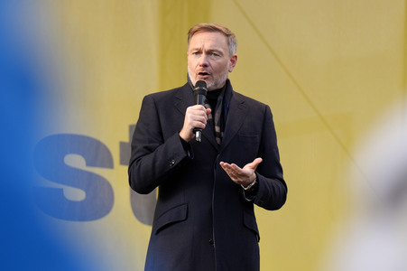 Wahlkampfauftakt der FDP zur Bundestagswahl 2025 in Potsdam