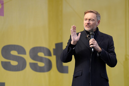 Wahlkampfauftakt der FDP zur Bundestagswahl 2025 in Potsdam