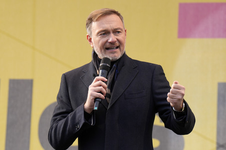 Wahlkampfauftakt der FDP zur Bundestagswahl 2025 in Potsdam