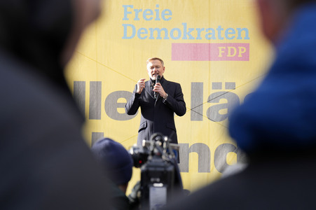 Wahlkampfauftakt der FDP zur Bundestagswahl 2025 in Potsdam