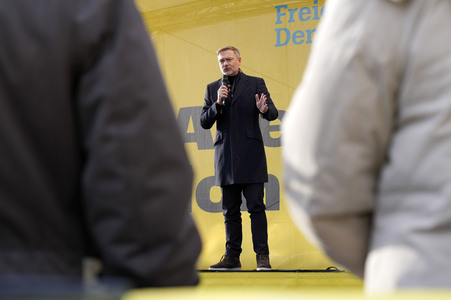 Wahlkampfauftakt der FDP zur Bundestagswahl 2025 in Potsdam