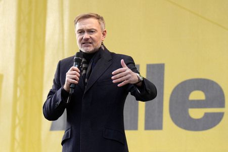 Wahlkampfauftakt der FDP zur Bundestagswahl 2025 in Potsdam