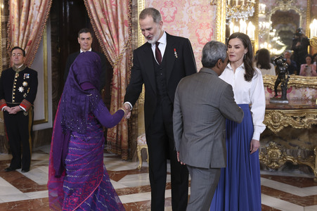 Empfang des Diplomatischen Corps in Madrid