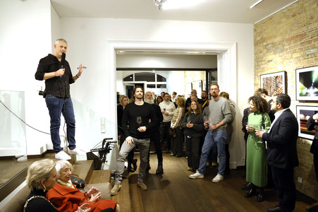 Vernissage der Fotoausstellung 'Zuversicht und Lebensfreude' in Berlin