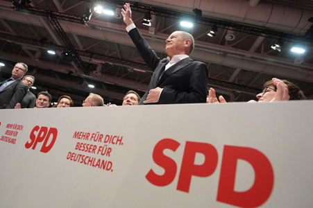 Außerordentlicher Bundesparteitag der SPD in Berlin