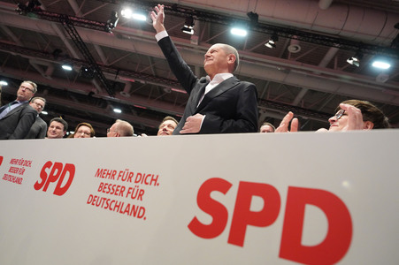 Außerordentlicher Bundesparteitag der SPD in Berlin