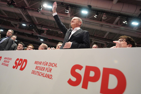 Außerordentlicher Bundesparteitag der SPD in Berlin