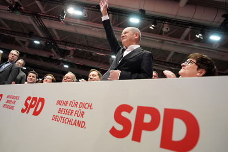 Außerordentlicher Bundesparteitag der SPD in Berlin