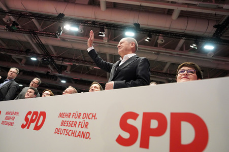 Außerordentlicher Bundesparteitag der SPD in Berlin
