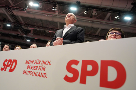 Außerordentlicher Bundesparteitag der SPD in Berlin