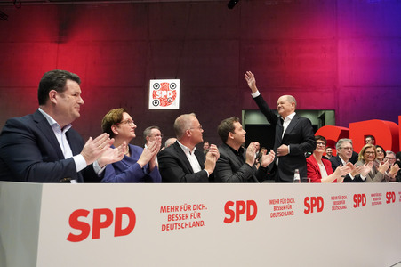 Außerordentlicher Bundesparteitag der SPD in Berlin