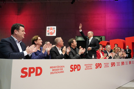 Außerordentlicher Bundesparteitag der SPD in Berlin