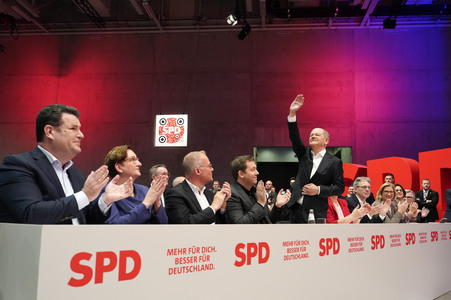 Außerordentlicher Bundesparteitag der SPD in Berlin