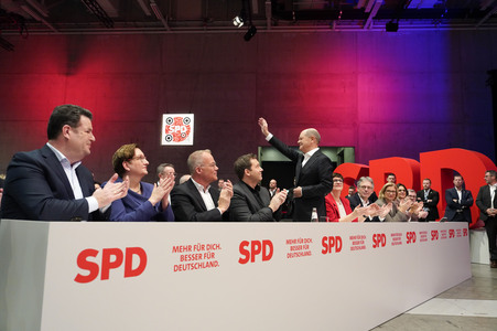 Außerordentlicher Bundesparteitag der SPD in Berlin
