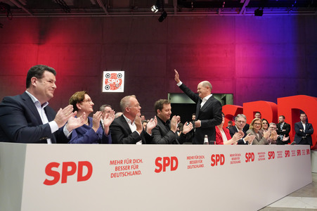 Außerordentlicher Bundesparteitag der SPD in Berlin