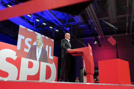 Außerordentlicher Bundesparteitag der SPD in Berlin