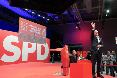 Außerordentlicher Bundesparteitag der SPD in Berlin