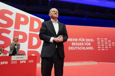 Außerordentlicher Bundesparteitag der SPD in Berlin