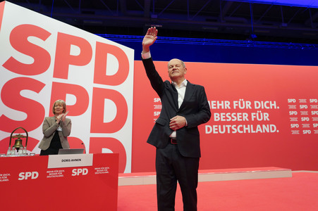 Außerordentlicher Bundesparteitag der SPD in Berlin