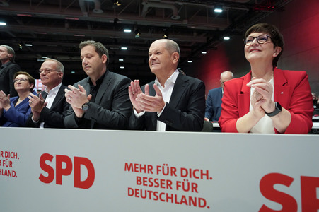 Außerordentlicher Bundesparteitag der SPD in Berlin