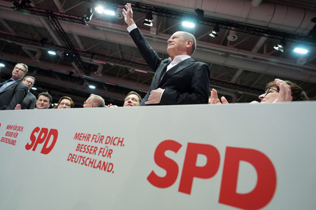 Außerordentlicher Bundesparteitag der SPD in Berlin