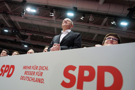Außerordentlicher Bundesparteitag der SPD in Berlin
